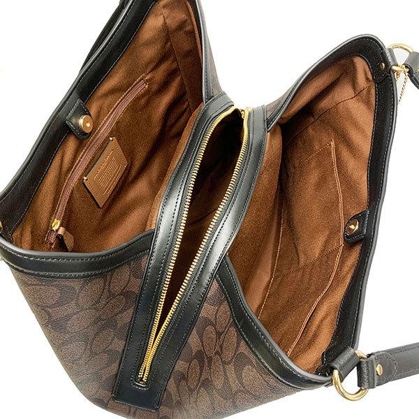COACH / コーチ ◆クリスティ シグネチャー ショルダーバッグ ベージュ×ブラウン C6831 【バッグ/バック/BAG/鞄/カバン】 ブランド【中古】 [0220555655] COACH - COACH / コーチ ◇クリスティ シグネチャー ショルダーバッグ