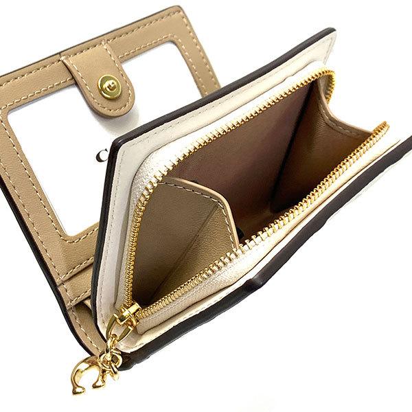 【新品】COACH 二つ折り財布 スナップ ウォレット・シグネチャー C7353 新品】COACH 二つ折り財布 スナップ ウォレット・シグネチャー C7353