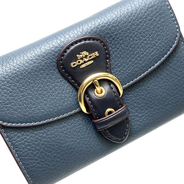 コーチ 財布 レディース COACH 折り財布 カラーブロック レザー クリオ