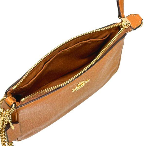 COACH（コーチ） 国内発送 バッグ レディース ポーチ レザー チェーン 