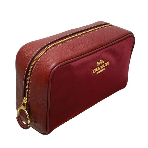COACH（コーチ） 国内発送 ポーチ レディース 小物 レザー エリス 