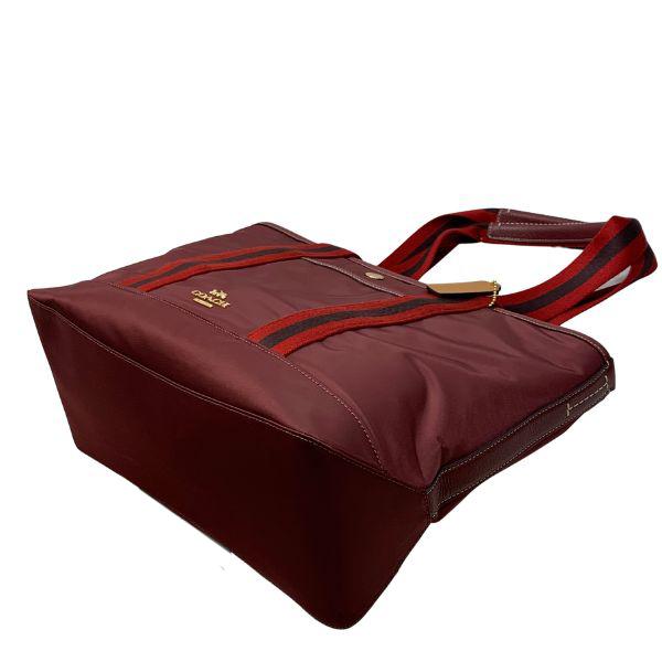 COACH マザーズバッグ　旅行バッグ F22336 赤 ナイロン COACH マザーズバッグ 旅行バッグ F22336 赤 ナイロン