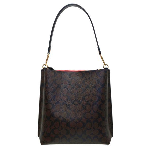 新品 コーチ COACH ショルダーバッグ モリー バケットバッグ 22 ブラウン/ブラック COACH（コーチ） 国内発送 バッグ レディース ショルダー バッグ