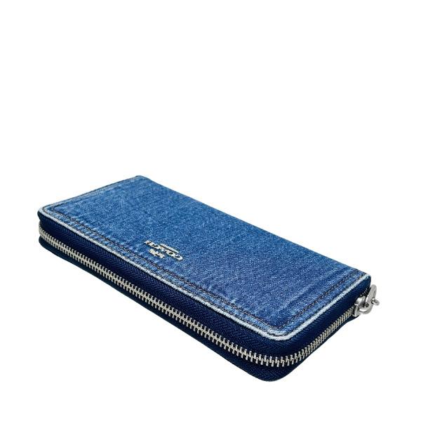 COACH コーチ 財布 レディース 長財布 デニム ロング ジップ COACH コーチ 財布 レディース 長財布 デニム ロング ジップ