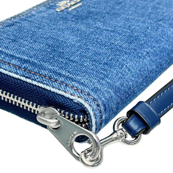 COACH コーチ 財布 レディース 長財布 デニム ロング ジップ COACH コーチ 財布 レディース 長財布 デニム ロング ジップ
