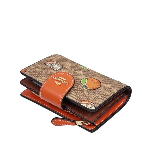 コーチ　財布　　アウトレット　新品 コーチ アウトレット 二つ折り財布 レディース シグネチャー