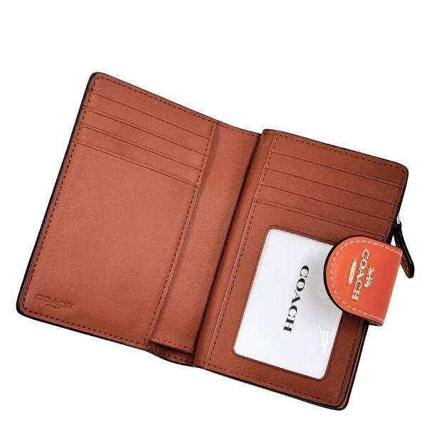 COACH（コーチ） 国内発送 財布 レディース 折り財布 オレンジ