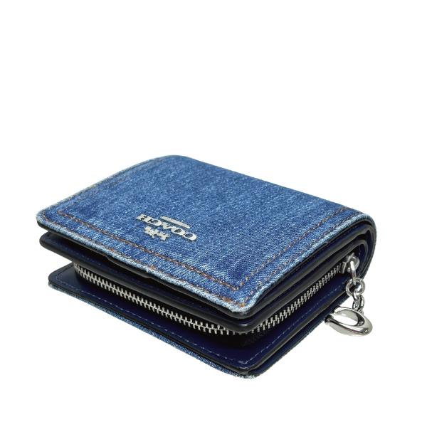 COACH コーチ 財布 レディース 折り財布 デニム スナップ COACH コーチ 財布 レディース 折り財布 デニム スナップ