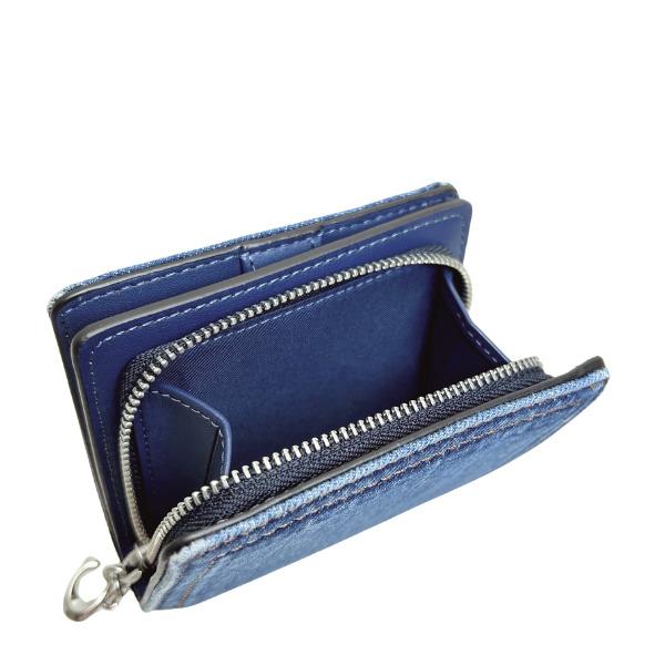 COACH コーチ 財布 レディース 折り財布 デニム スナップ COACH コーチ 財布 レディース 折り財布 デニム スナップ