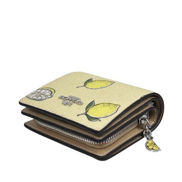 COACH 国内発送 コーチ 財布 レディース 折り財布 レモン