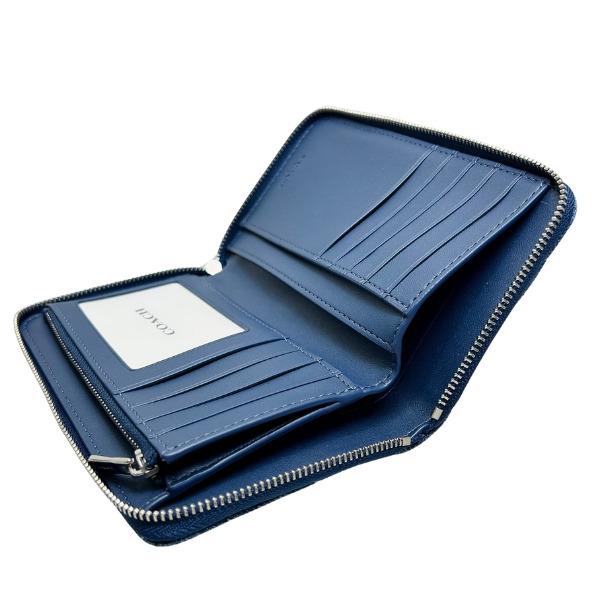 COACH コーチ 財布 レディース 折り財布 キルティング デニム COACH コーチ 財布 レディース 折り財布 キルティング デニム