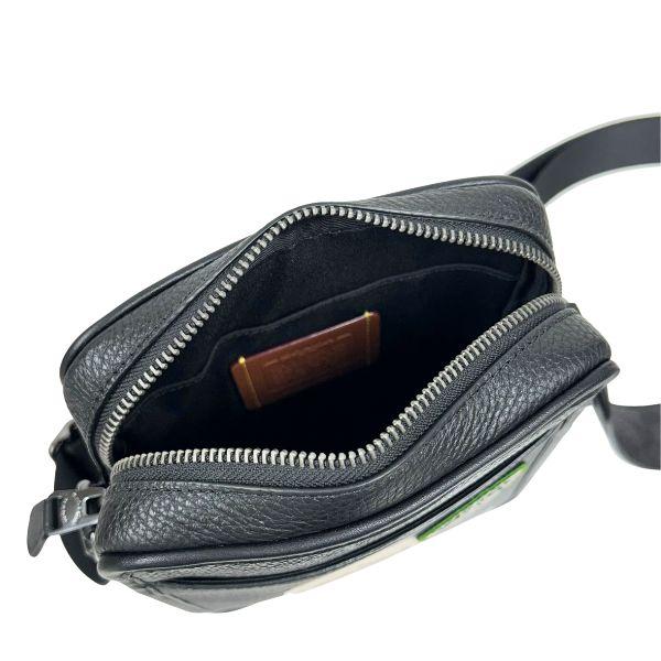 コーチ バッグ メンズ COACH ショルダーバッグ シグネチャー パッチ サリバン クロスボディ CAT79 QBA5F チャコールマルチ COACH（コーチ） 国内発送 バッグ メンズ ショルダーバッグ