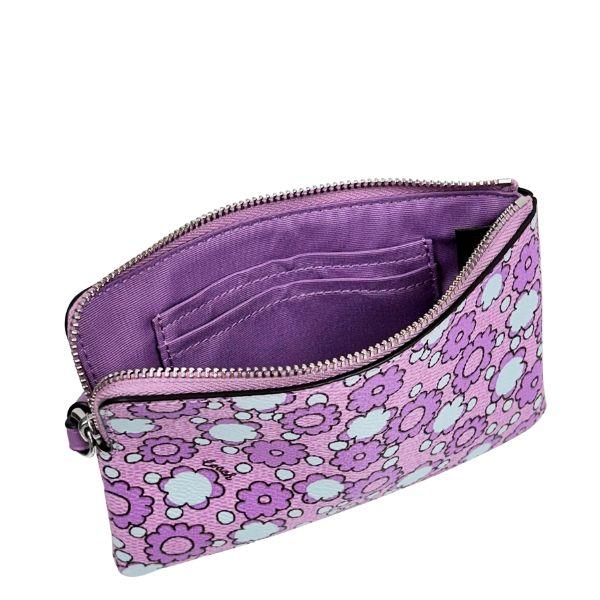 COACH 国内発送 コーチ ポーチ レディース 小物入れ フローラル