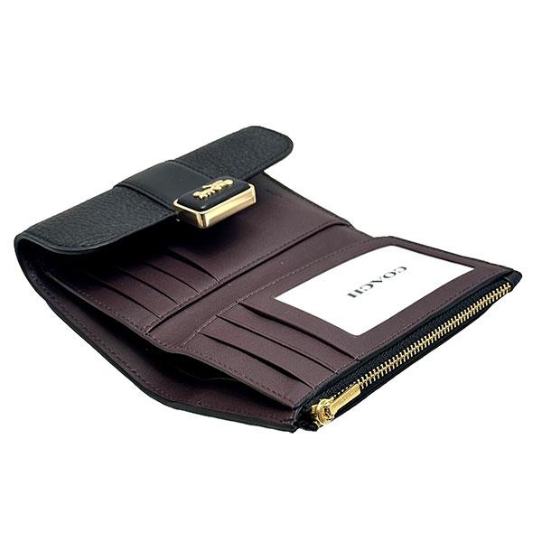 COACH 国内発送 コーチ 財布 レディース 折り財布 レザー