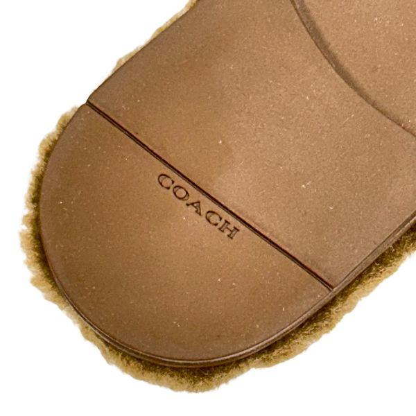 KANAKO　新品未使用　COACH　ミュール　スエード　本革包み COACH（コーチ） 国内発送 スリッパ レディース ミュール シグネチャー