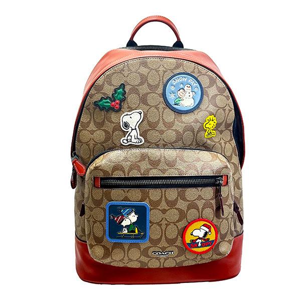 COACH スヌーピー バッグ COACH 国内発送 コーチ バッグ メンズ リュックサック