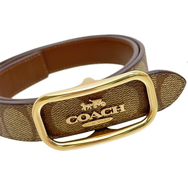 COACH コーチ　モーガン レクタングル バックル ベルト COACH 国内発送 コーチ ベルト レディース 25MM モーガン