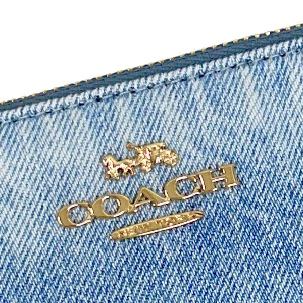 COACH（コーチ） 国内発送 ポーチ レディース 小物入れ ラブド デニム