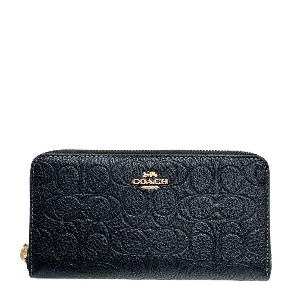 COACH（コーチ） 長財布 レディース 財布 シグネチャー レザー ロング