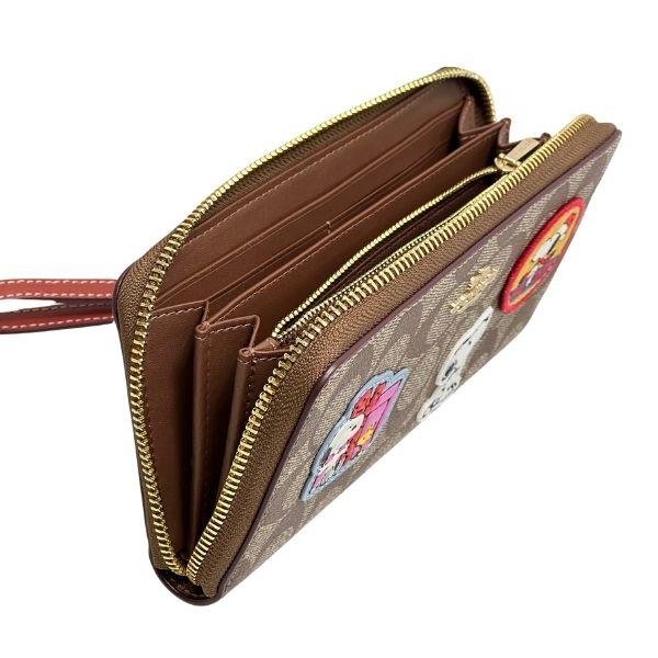 COACH 国内発送 コーチ 財布 レディース 長財布 スヌーピー