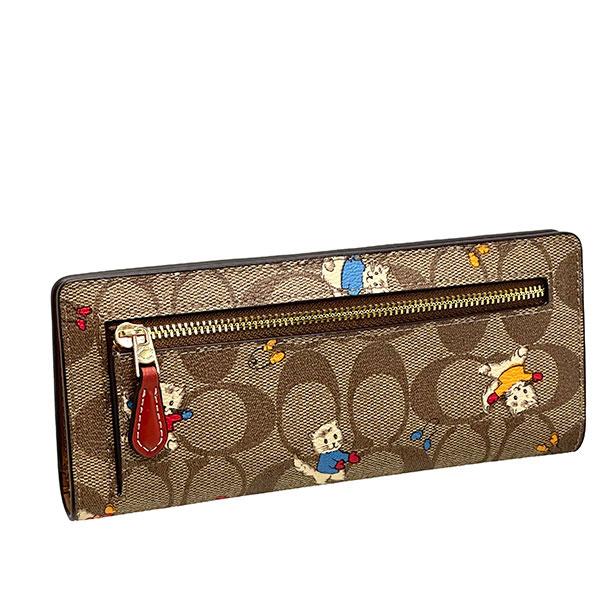 COACH（コーチ） 国内発送 財布 レディース 長財布 キャット ミトン