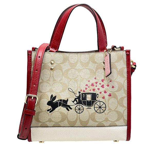 国内発送】限定1点 COACH デンプシートート40 シグネチャー