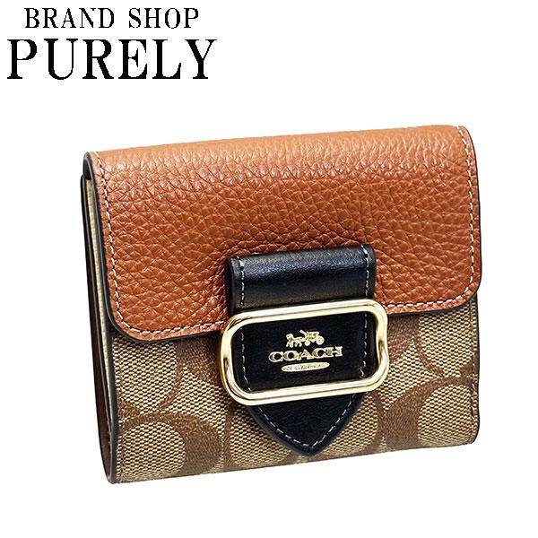 COACH（コーチ） 国内発送 財布 レディース 折り財布 カラーブロック
