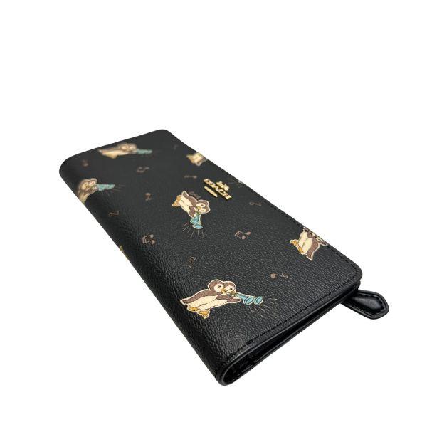 値下げ！！！希少デザイン・美品　コーチ　COACH　長財布　USED(^^)/ COACH（コーチ） 国内発送 財布 レディース 長財布 ペンギン プリント