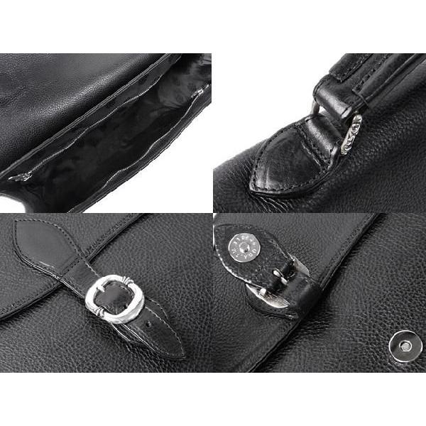 Chrome Hearts ガンスリンガーストラップ レザーブリーフケース クロムハーツお買い得価格】ガンスリンガーストラップレザー