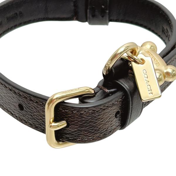 COACH（コーチ） 国内発送 ペット用品 犬用首輪 大型犬 シグネチャー 