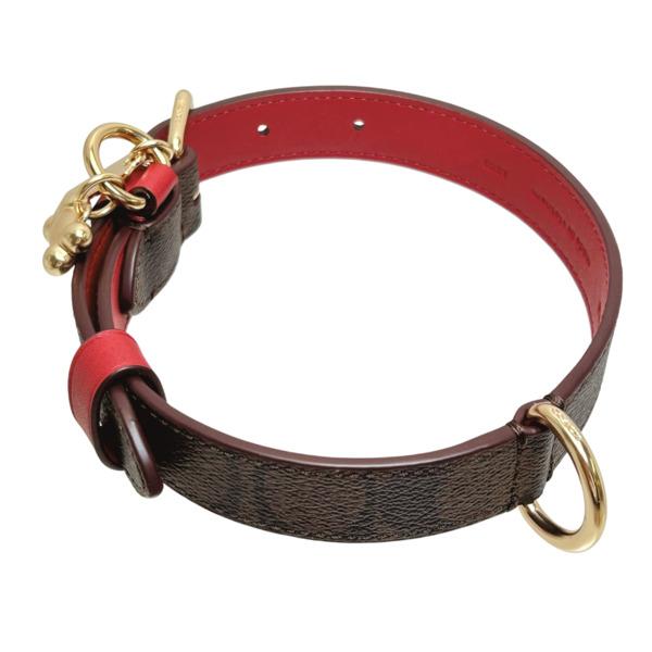 新品　未使用　コーチ　COACH　犬　首輪　М　中型犬　小型犬 Amazon | コーチ 犬の首輪 COACH アウトレット シグネチャー ペット