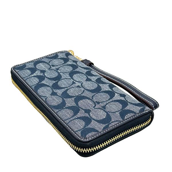 新品 コーチ COACH 長財布 ロング ジップ アラウンド ウォレット デニムマルチ COACH（コーチ） 長財布 ☆COACH☆ ロング ジップ アラウンド