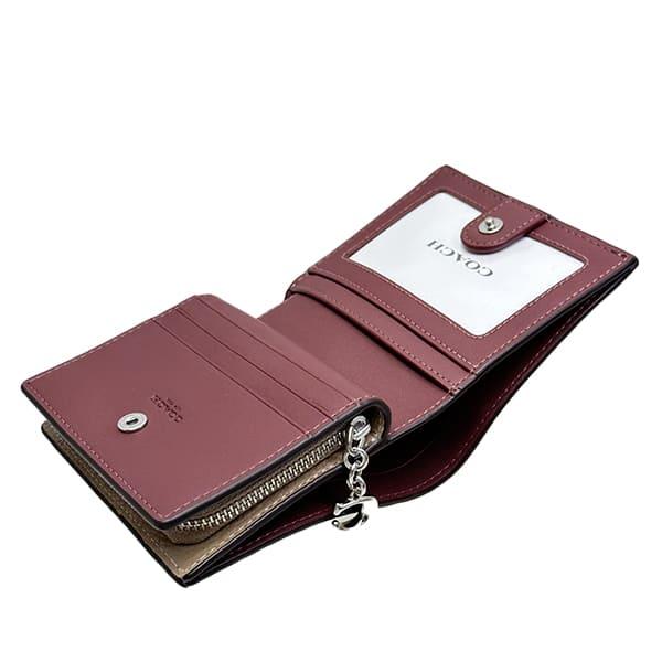 コーチ COACH ロゴ ヘリテージ レザー スナップ 二つ折り財布 COACH（コーチ） 国内発送 財布 レディース 折り財布 レザー