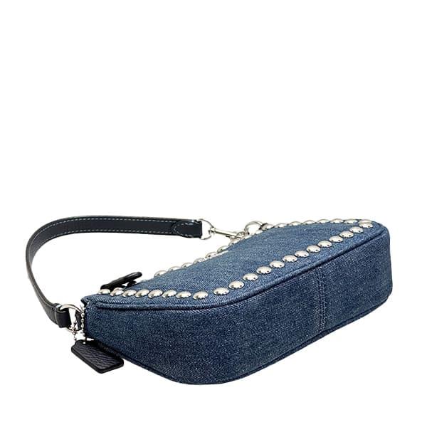 COACH（コーチ） 国内発送 ポーチ レディース 小物 デニム リベット 
