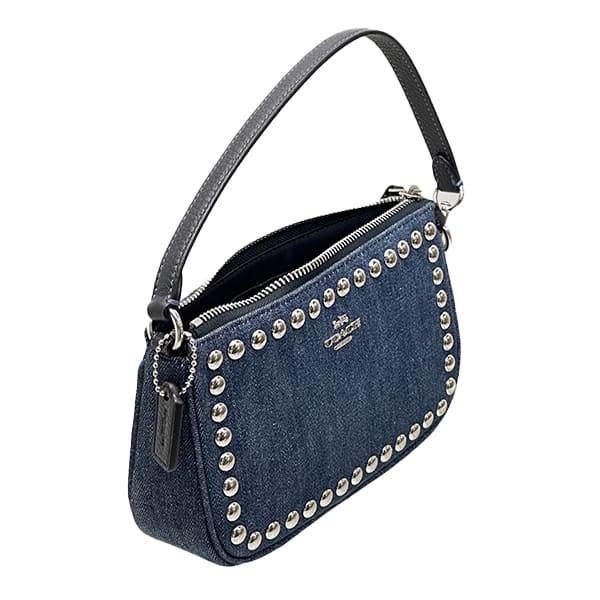 COACH（コーチ） 国内発送 ポーチ レディース 小物 デニム リベット 