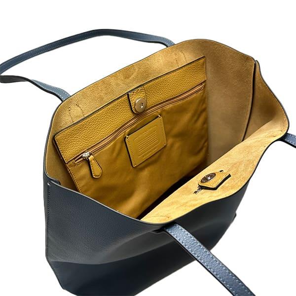 COACH（コーチ） 国内発送 バッグ レディース トートバッグ A4対応 レザー セア トート CP037 SV/DE デニム 爆買 ...