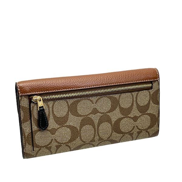 COACH（コーチ） 国内発送 財布 レディース 長財布 カラーブロック 