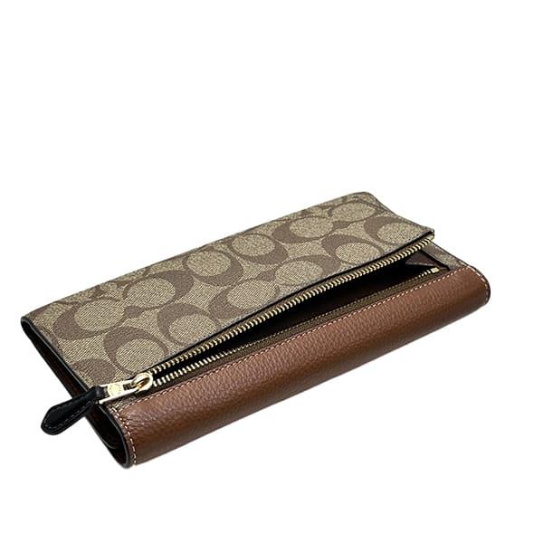 COACH（コーチ） 国内発送 財布 レディース 長財布 カラーブロック