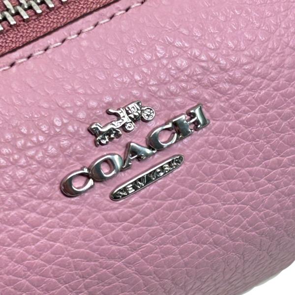 コーチ ポーチ レディース COACH 小物 レザー ノリータ バレル ハンドルポーチ CP474 SV/QU チューリップ｜purely｜04