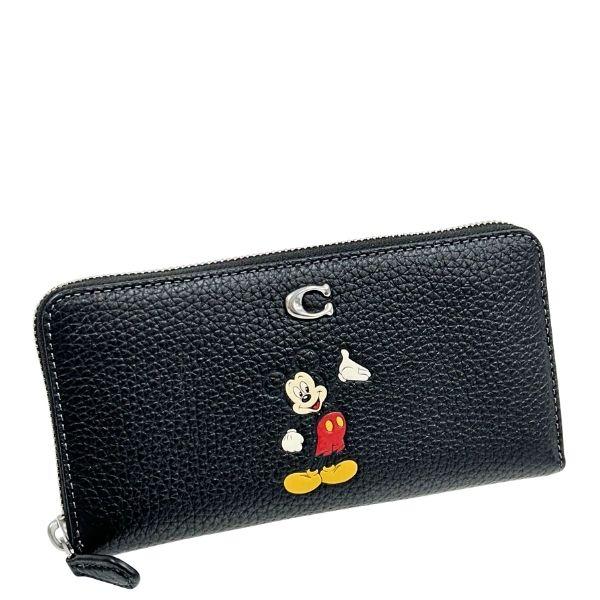 COACH（コーチ） 国内発送 財布 レディース 長財布 レザー ミッキー