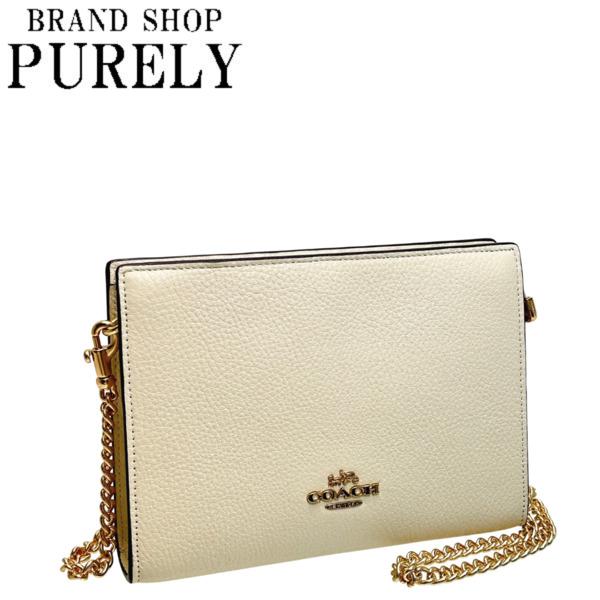 コーチ バッグ レディース COACH ショルダーバッグ ぺブル レザー スリム クロスボディ CR238 IMCHK チョーク COACH（コーチ） 国内発送 バッグ レディース ショルダーバッグ ぺブル
