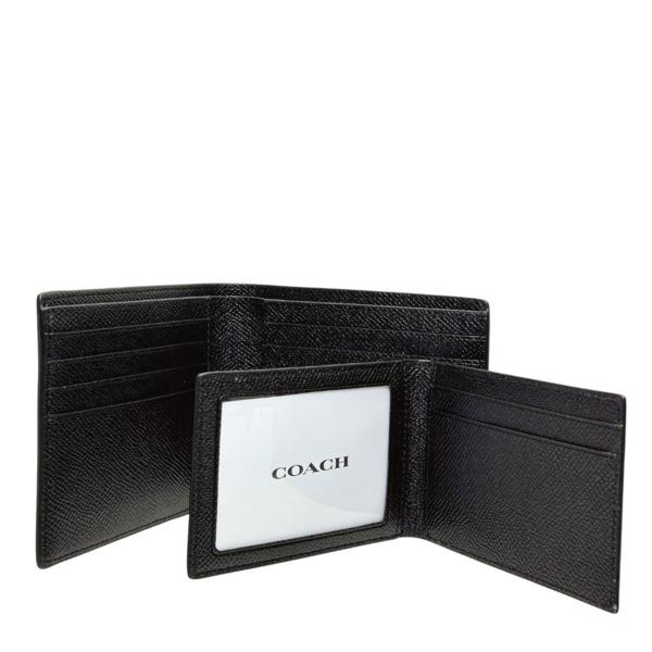 COACH コーチ 財布 メンズ 折り財布 クロスグレイン レザー 3in1 COACH コーチ 財布 メンズ 折り財布 クロスグレイン レザー 3in1