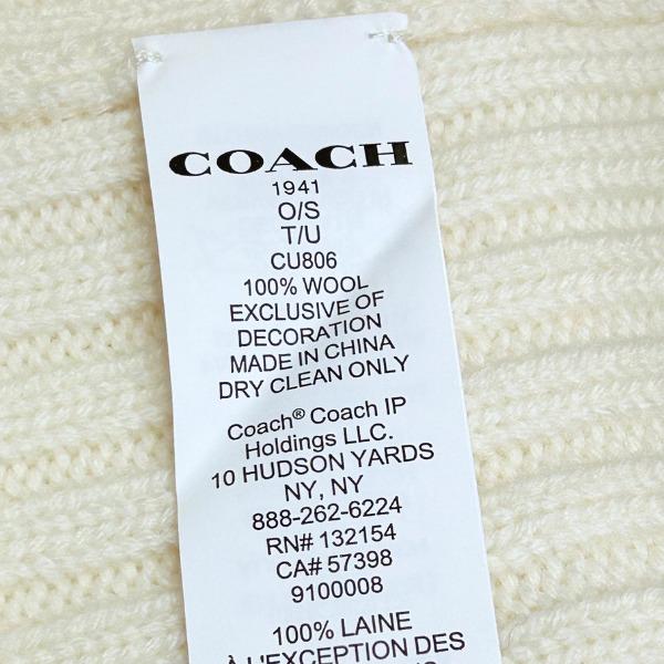 COACH コーチ 帽子 レディース メンズ ニット帽 1941 エンブ COACH コーチ 帽子 レディース メンズ ニット帽 1941 エンブ