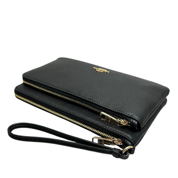 COACH（コーチ） 国内発送 財布 レディース ポーチ ペブルド レザー