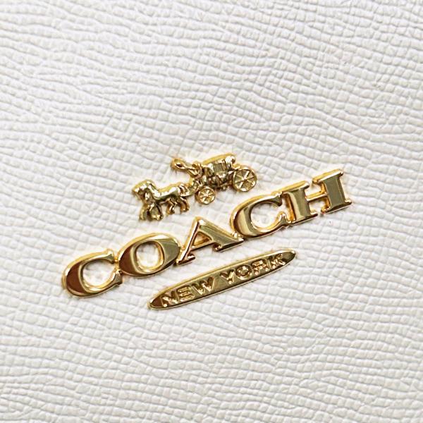 COACHコーチ ギャラリートートバック　チョーク（白色系）　未使用に近い COACH - 新品 コーチ COACH トートバッグ ギャラリー トート チョーク