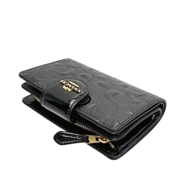 COACH コーチ 財布 レディース 折り財布 シグネチャー パテント COACH コーチ 財布 レディース 折り財布 シグネチャー パテント