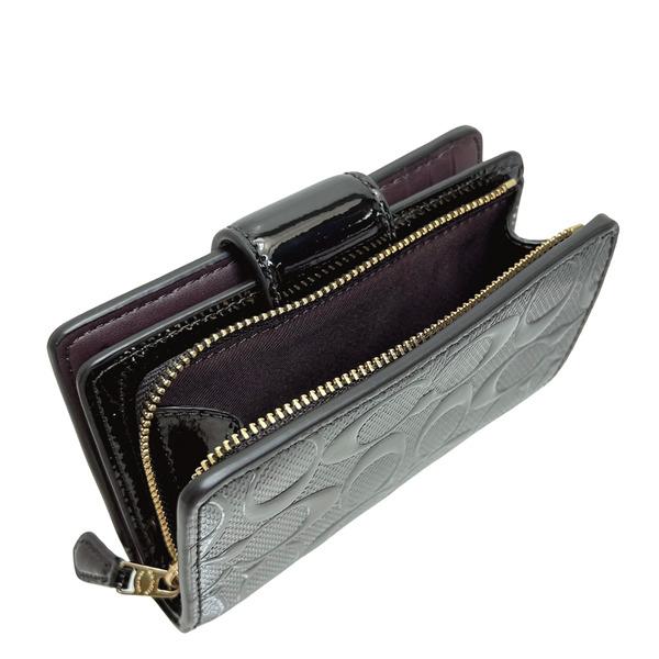 COACH コーチ 財布 レディース 折り財布 シグネチャー パテント COACH コーチ 財布 レディース 折り財布 シグネチャー パテント
