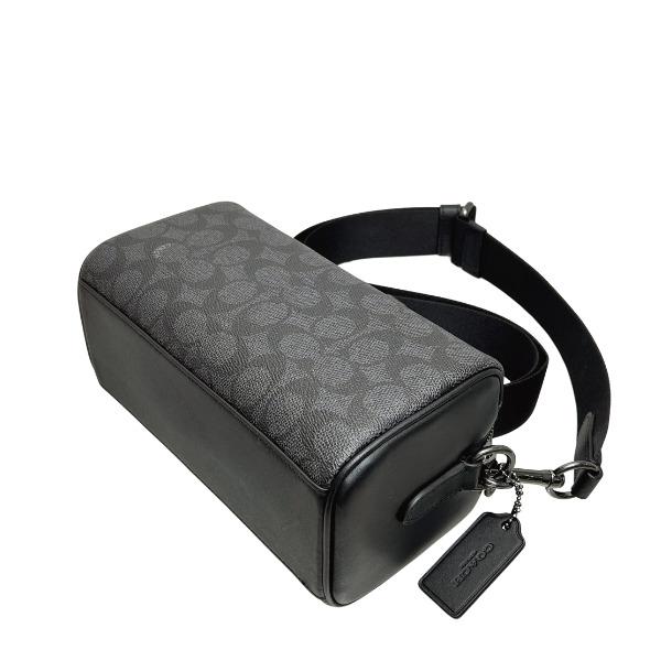 【超美品】コーチ COACH C3765 （チャコール/ブラック） Amazon | [コーチ] COACH ボディバッグ C3765 ウエストバッグ