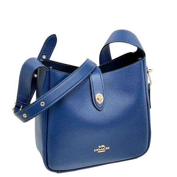 r*n様 美品　COACH ダークブルー レザー ボディバッグ COACH（コーチ） 国内発送 ショルダーバッグ レディース レザー