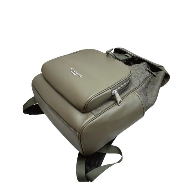 コーチ バッグ メンズ COACH リュック シグネチャー ジャカード レーサー バックパック CW172 SVXAE オリーブドラブ COACH（コーチ） 国内発送 バッグ メンズ リュック シグネチャー ジャ